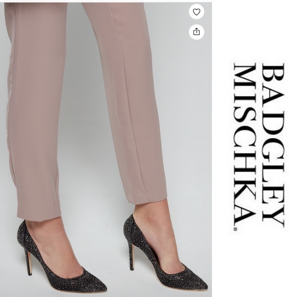 BADGLEY MISCHKA Embellished Point-Toe Weslee Pumps - Picture 8 of 8